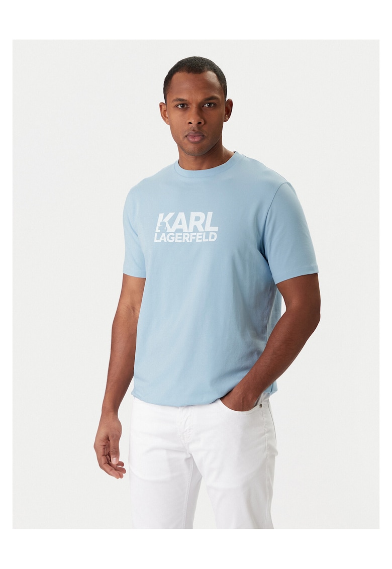 Tricou Barbati - Albastru - Bumbacdwqfwq - Albastru