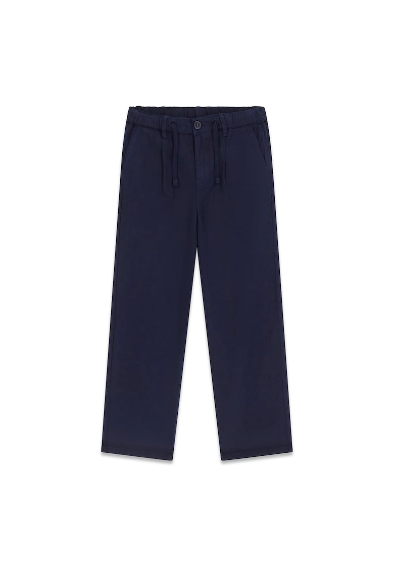 Pantaloni baieti - bleumarin - lyocell/bumbac