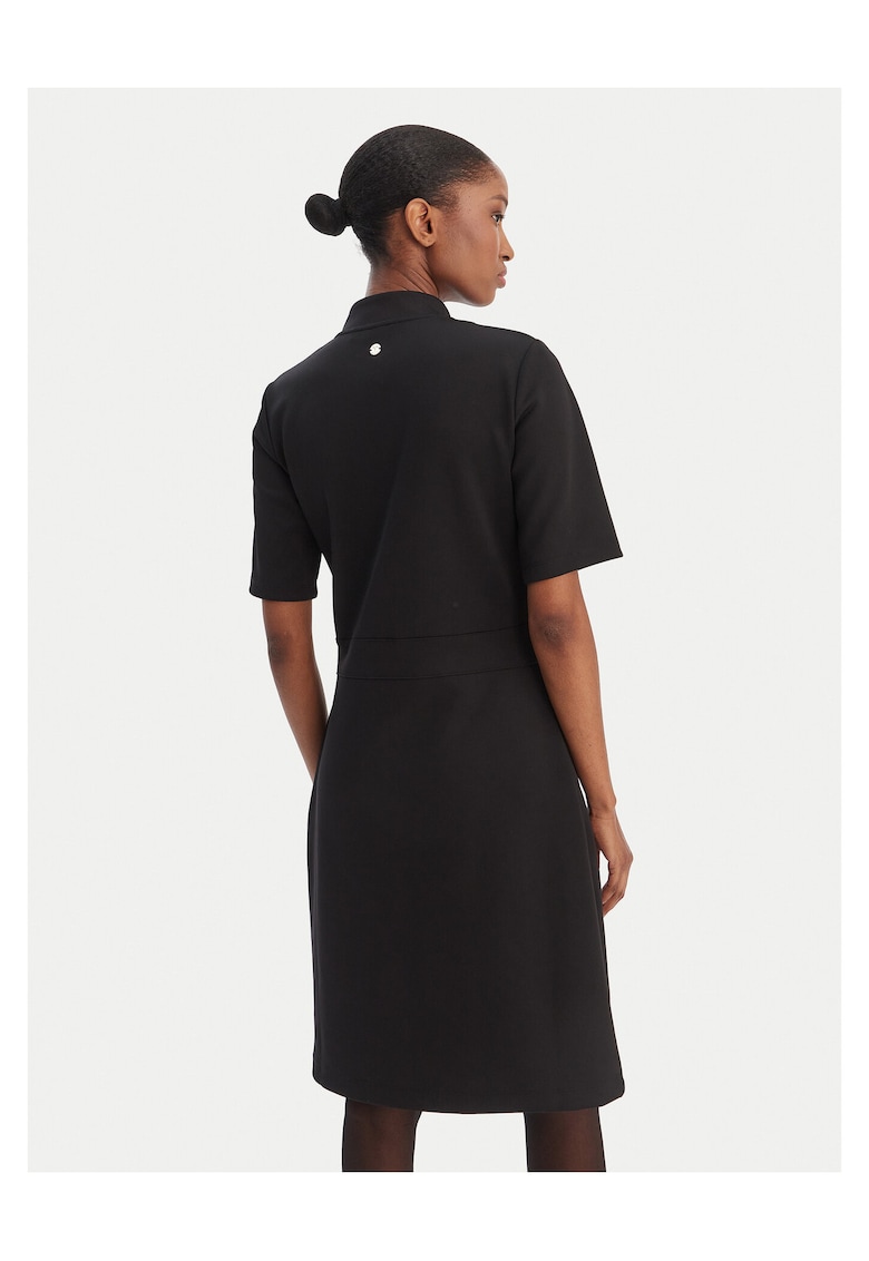 Rochie de zi - neagra - 71% poliester - 24% bumbac - 5% elastan