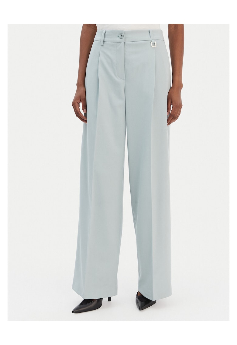 Pantaloni dama - poliester - verde
