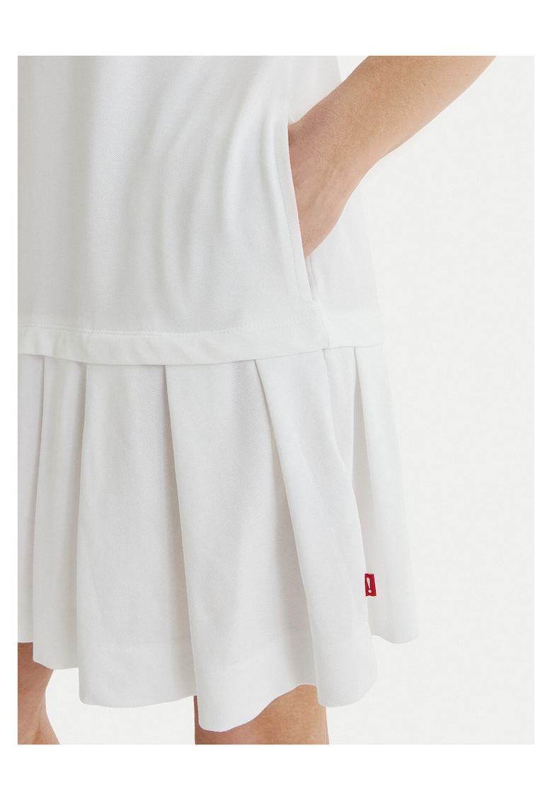 Rochie de zi - joop jeans - alb - poliester-bumbac-elastan