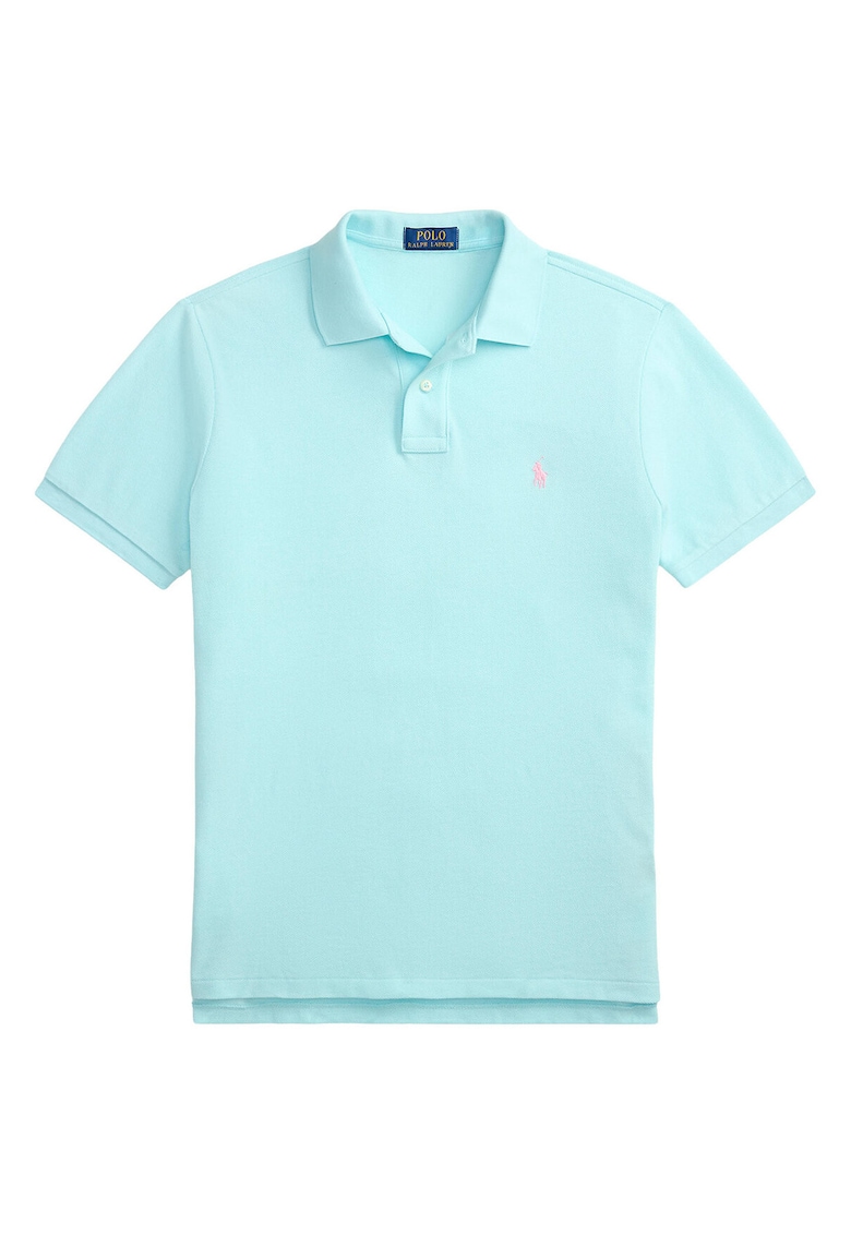 Tricou slim fit turcoaz - Turcoaz
