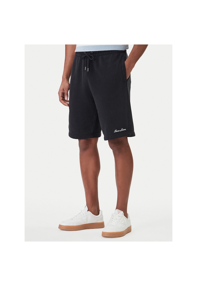 Pantaloni sport dama - bumbac - negru -