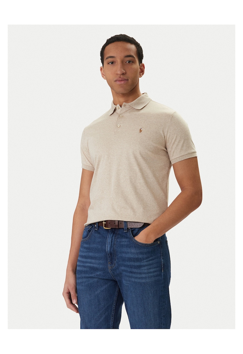 Tricou barbati - bumbac - bej