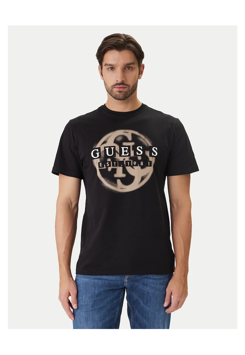 Tricou barbati - din bumbac negru