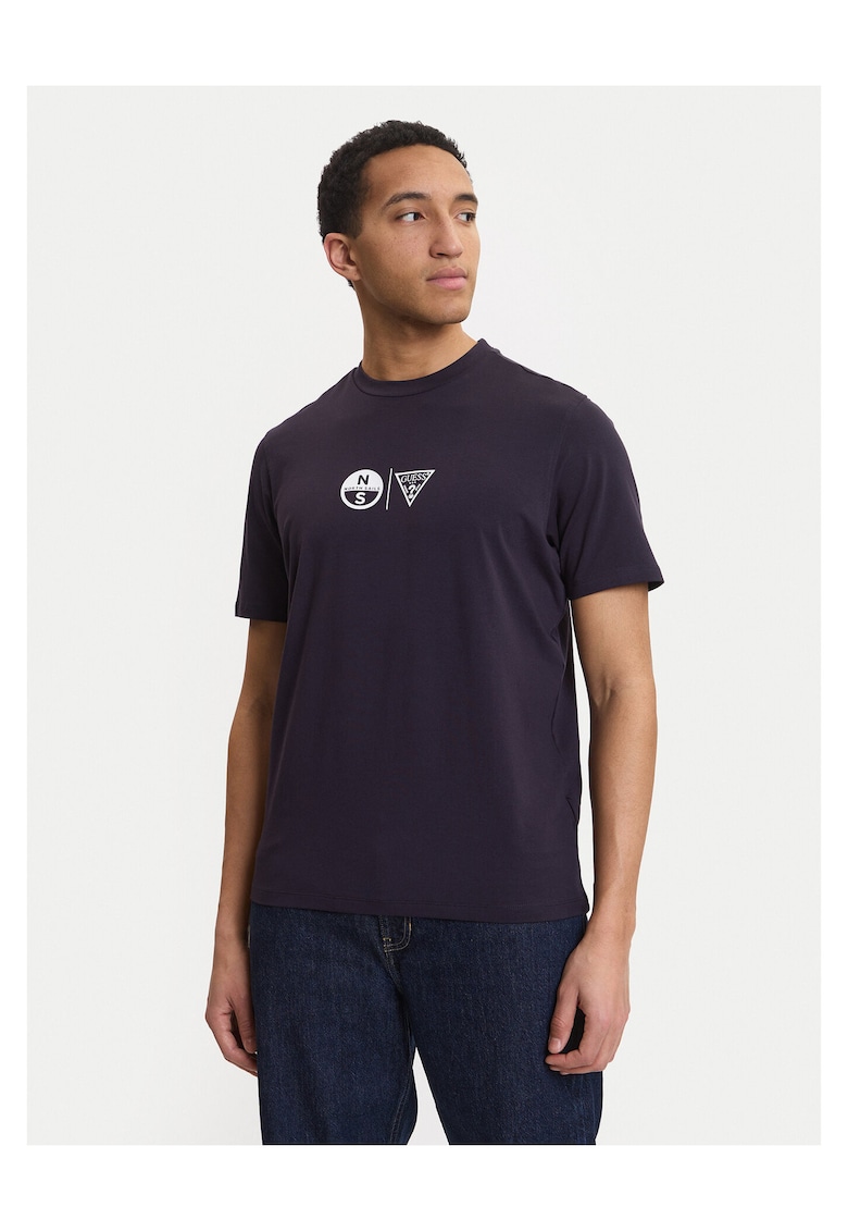 Tricou Barbati - Bleumarin - bumbac organic