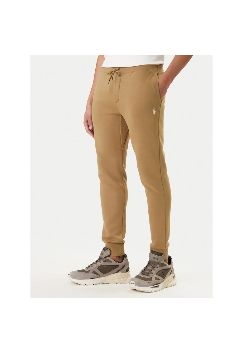 Pantaloni de trening barbati - bej - bumbac si poliester -