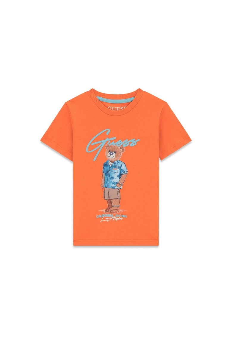 Tricou copii - bumbac portocaliu - Portocaliu