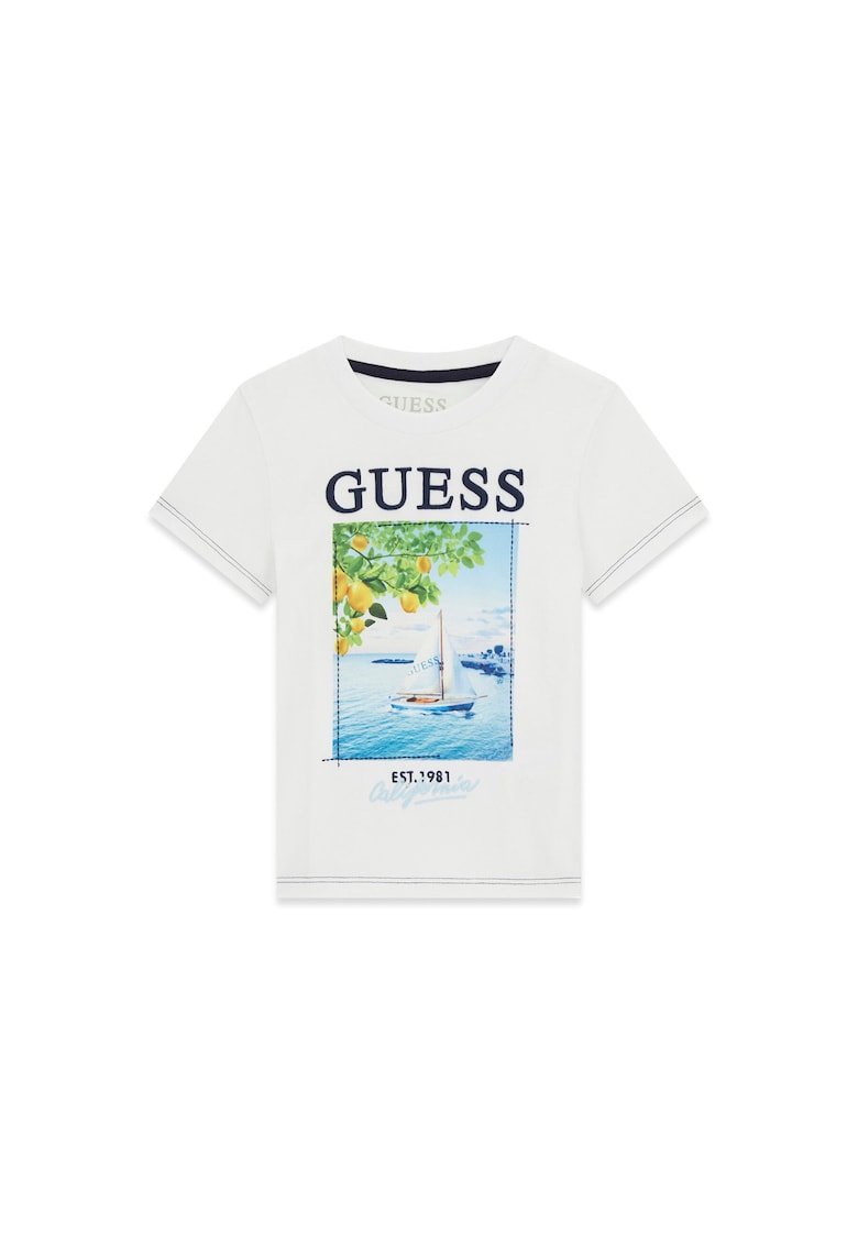 Tricou copii - cu model - Alb