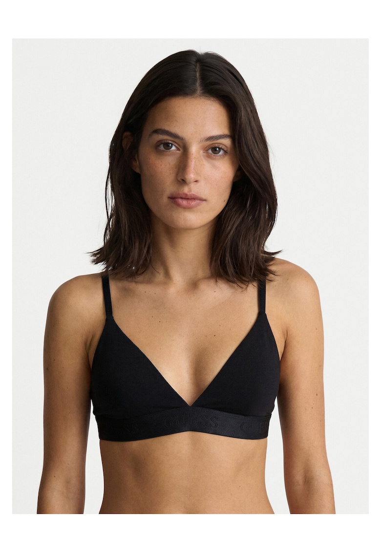 Sutien din bumbac si modal - Negru