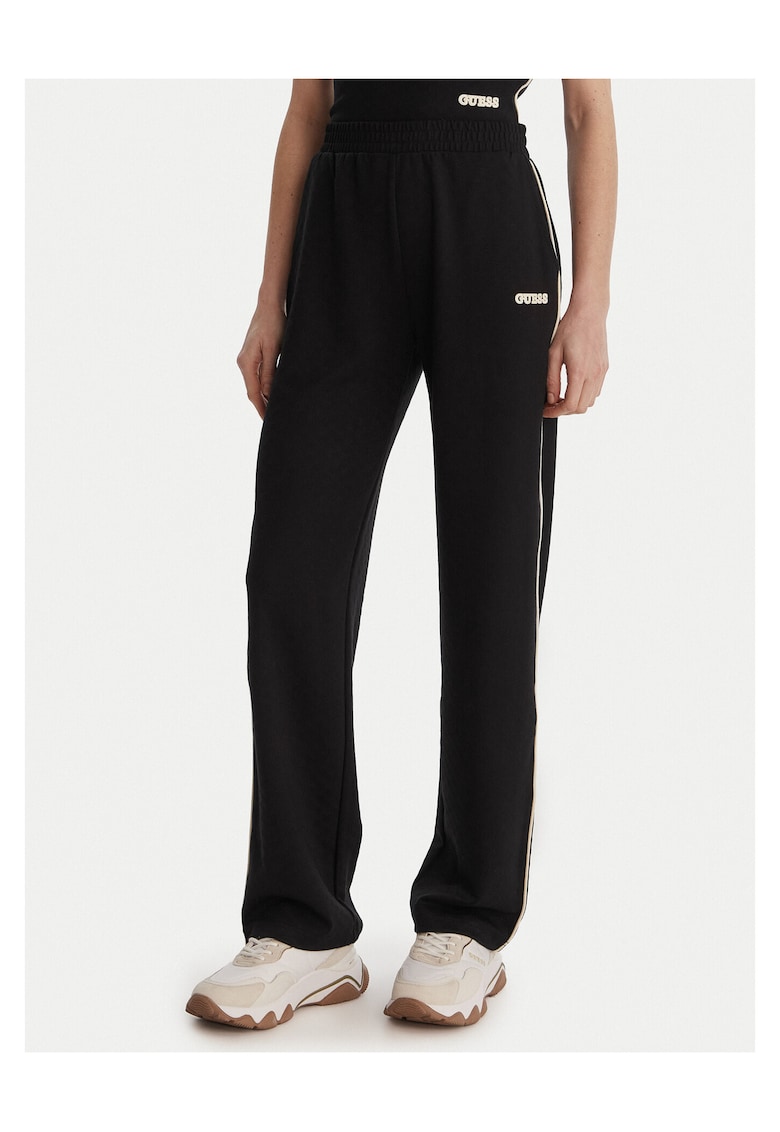 Pantaloni dama - poliester - negru -