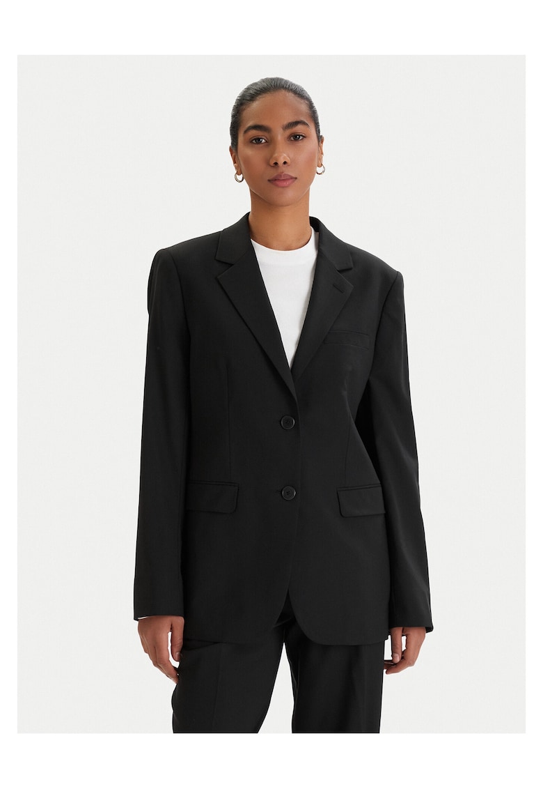 Sacou Lana - Negru - Negru
