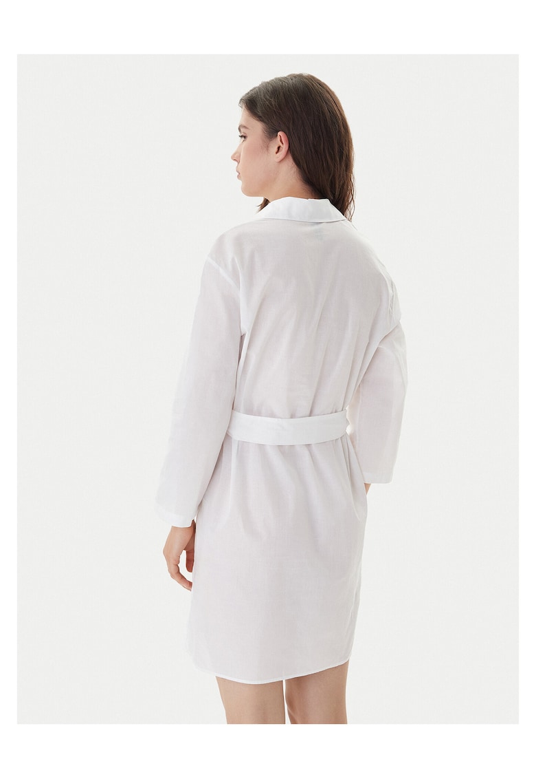 Rochie de plaja - bumbac - alb