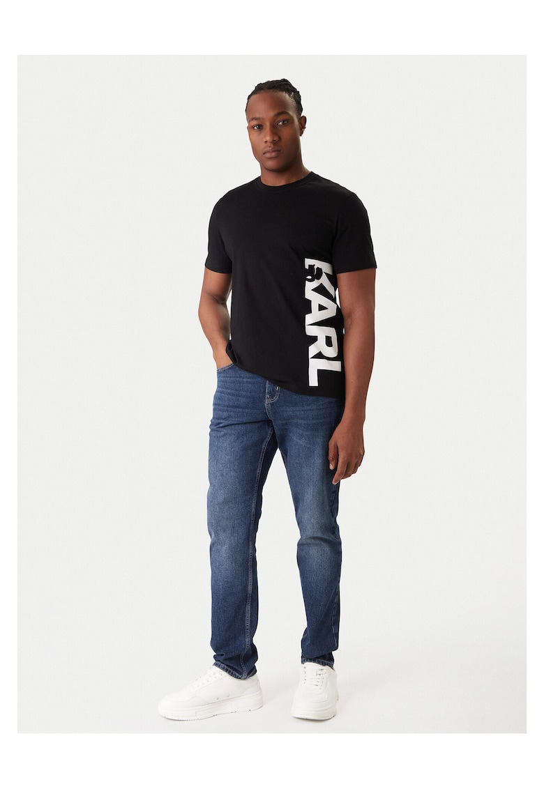 Tricou Barbati - Bumbac organic - Negru -