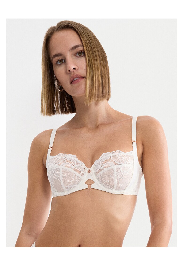 Sutien balconet Ecru - Ecru
