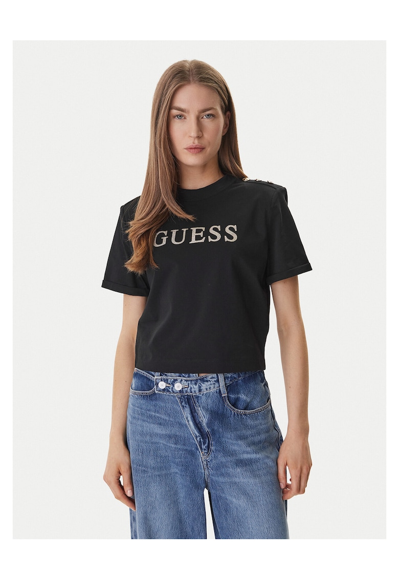 Tricou bumbac - negru - Negru