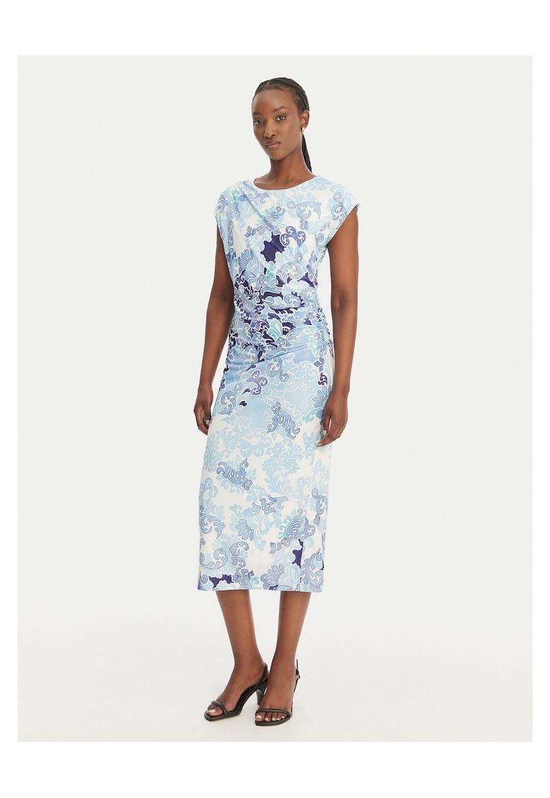 Rochie de cocktail albastru deschis - Albastru deschis/Albastru