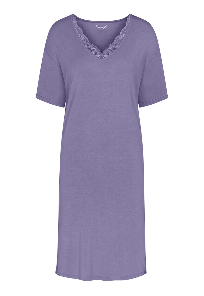 Pijamale dama - camasa de noapte - violet - lyocell