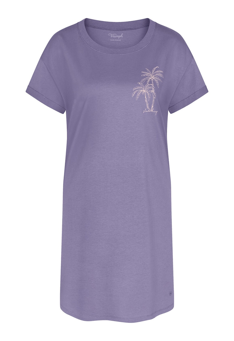 Pijamale dama - camasa de noapte - bumbac - Violet
