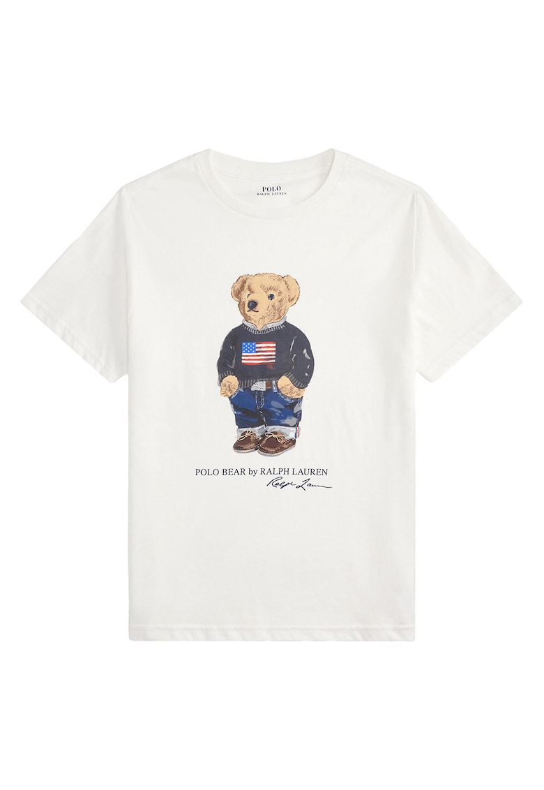 Tricou barbatesc - casual - bumbac - alb