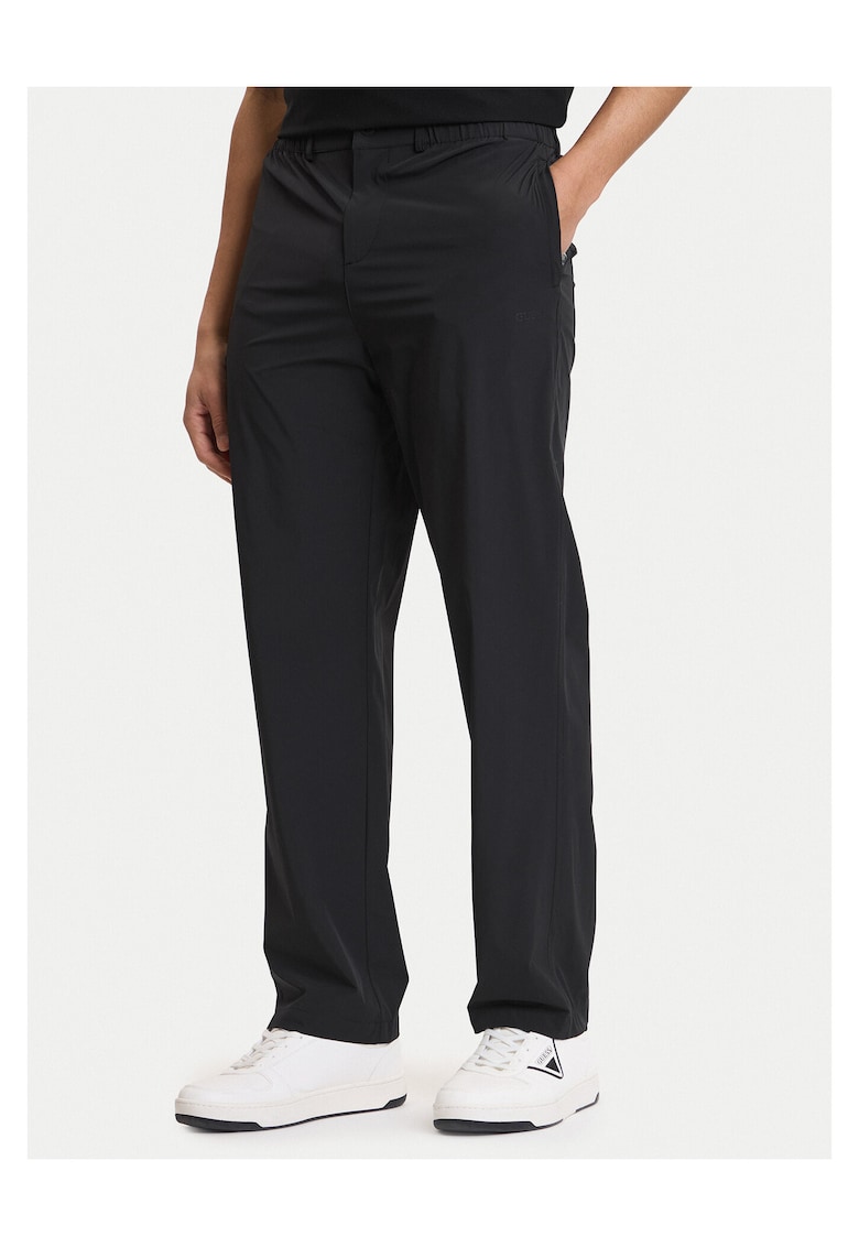 Pantaloni barbati - poliamida/elastan - negru