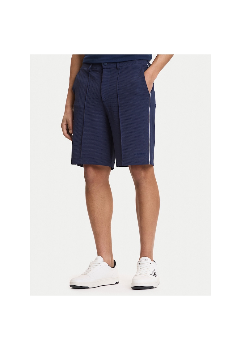 Pantaloni scurti sport Barbati - poliester - bleumarin - 97% poliester - 3% elastan