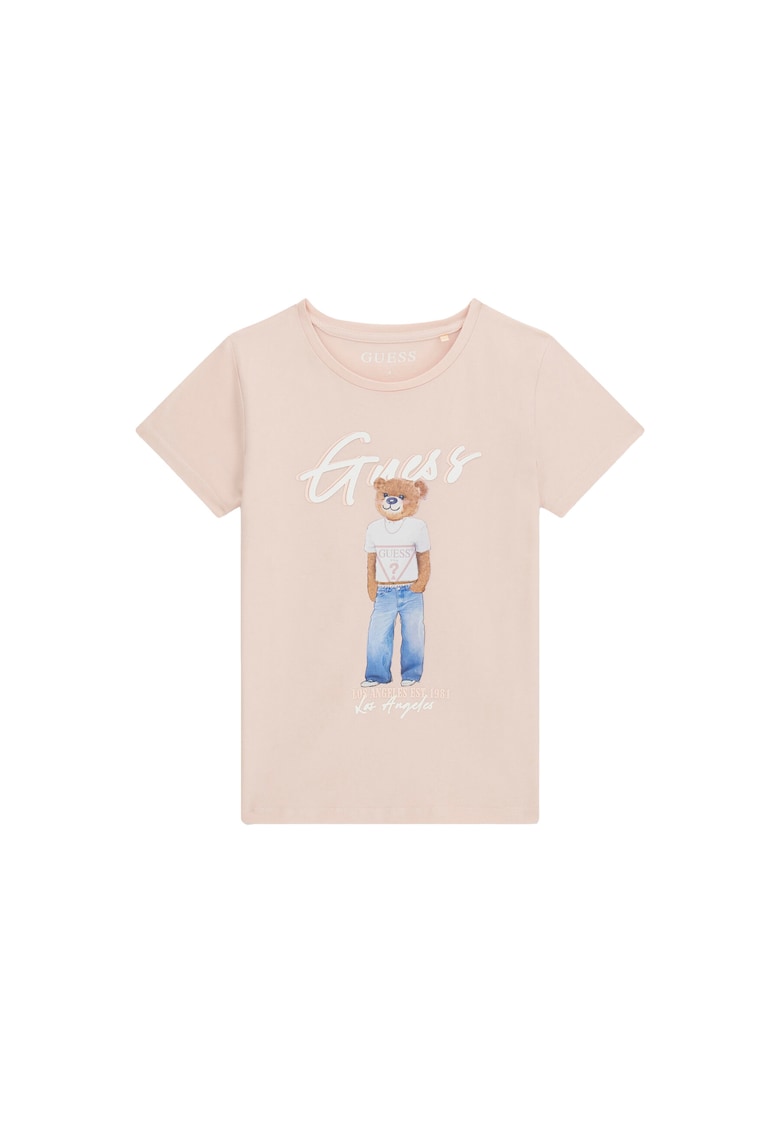 Tricou copii - bumbac - roz - 95% bumbac - 5% elastan -