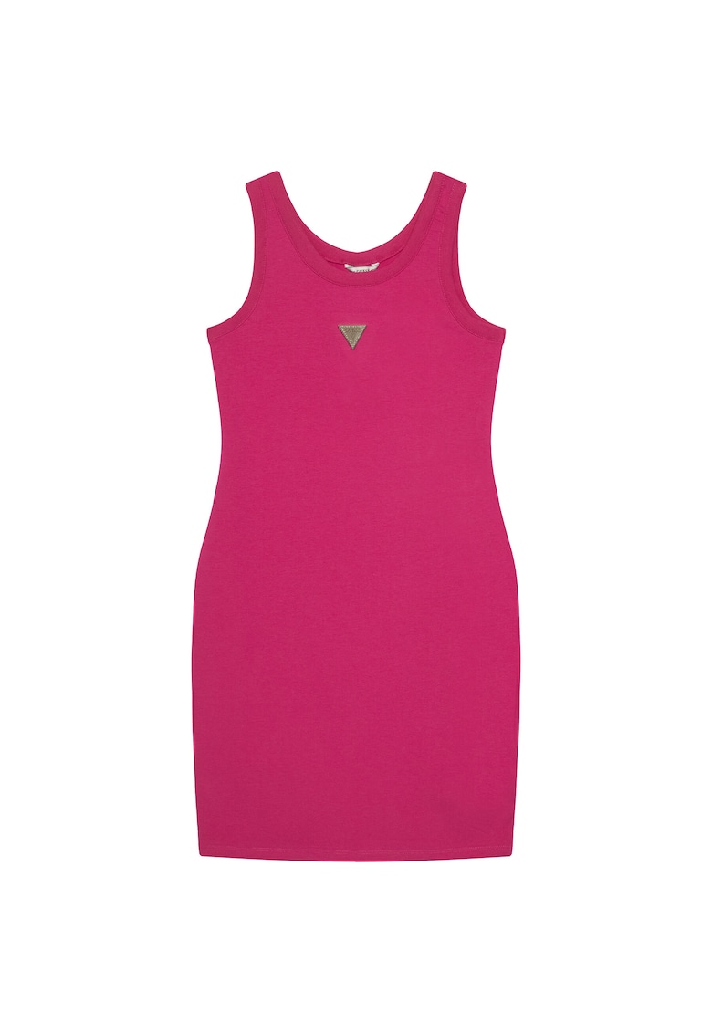 Rochie casual din bumbac roz - Roz