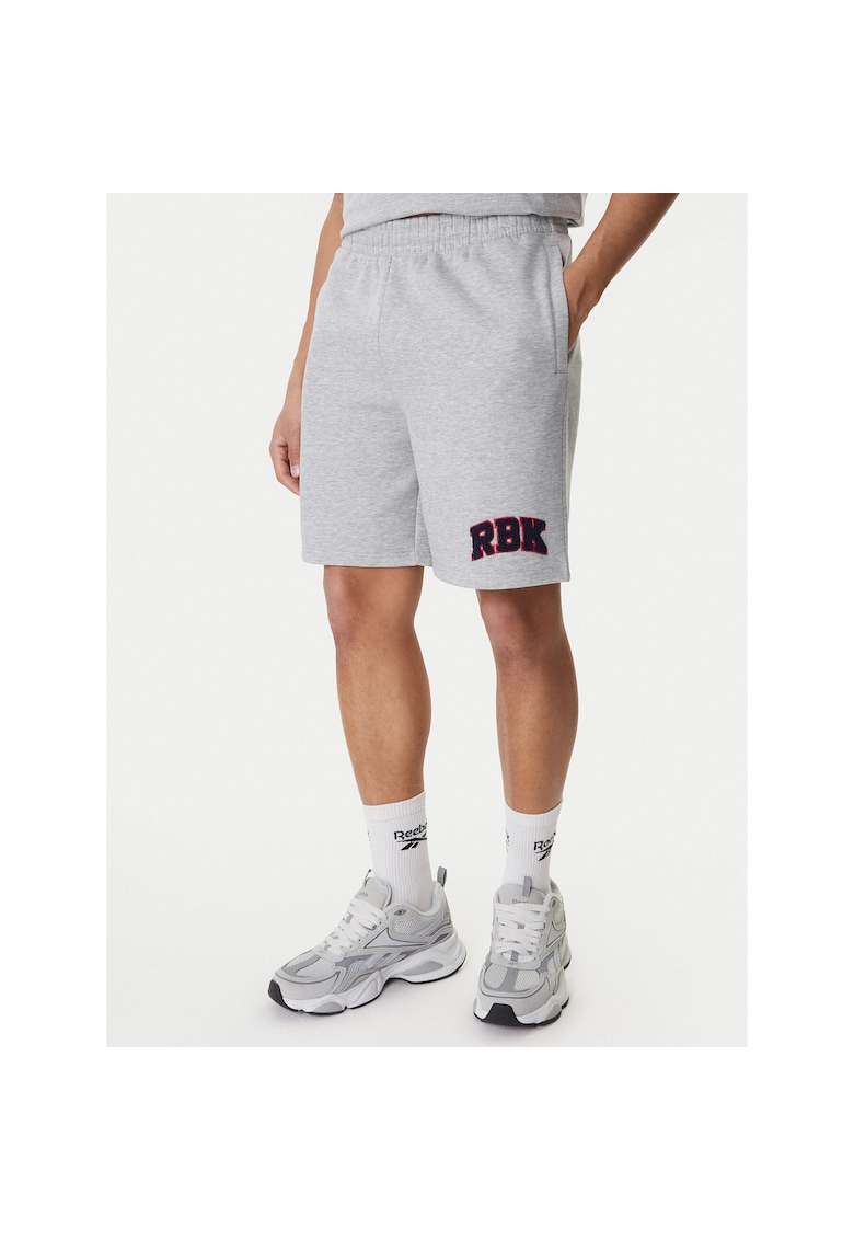 Pantaloni sport barbati - gri - 60% bumbac - 40% poliestdwqfwer - Gri