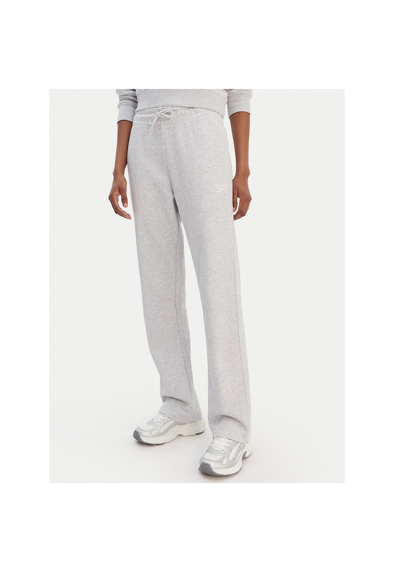 Pantaloni sport dama - gri - din 60% bumbac - 40% poliester