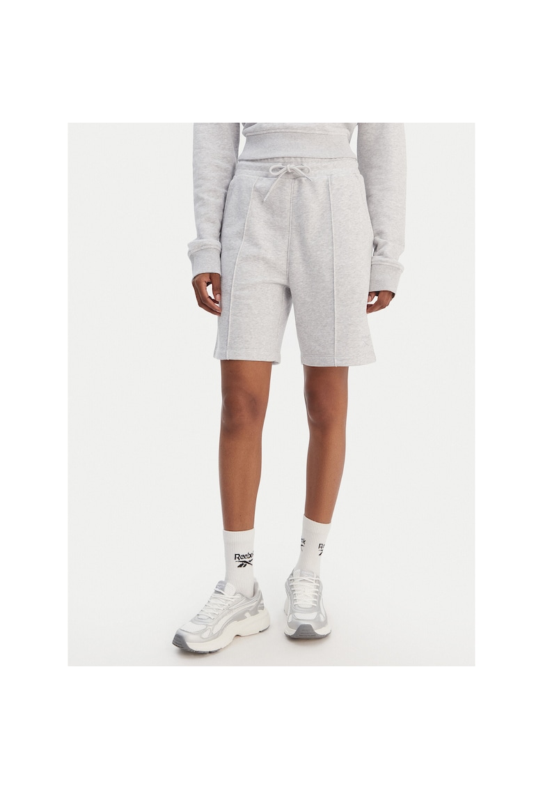 Pantaloni scurti sport dama - gri - bumbac 60% - poliester 40%