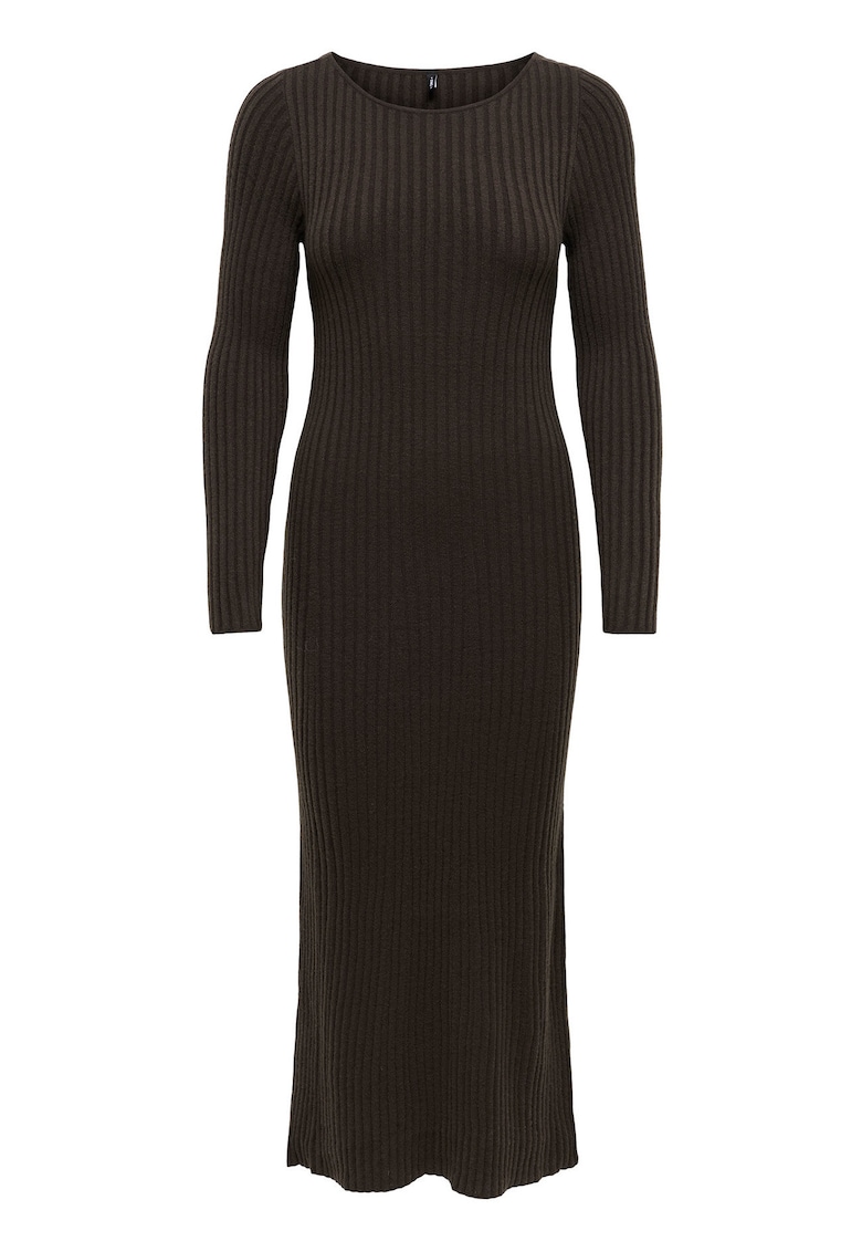 Rochie tricotata 50% acril - 28% poliester - 22% poliamida - maro
