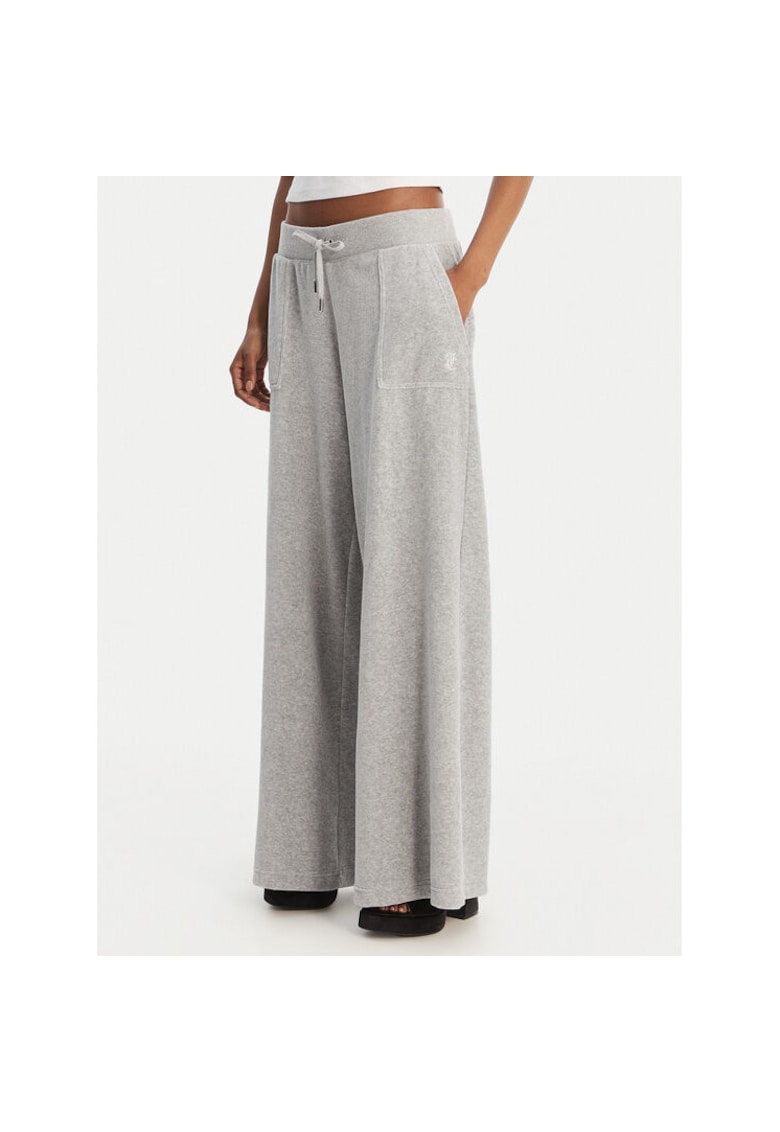 Pantaloni de trening dama - Gri - bumbac/poliester