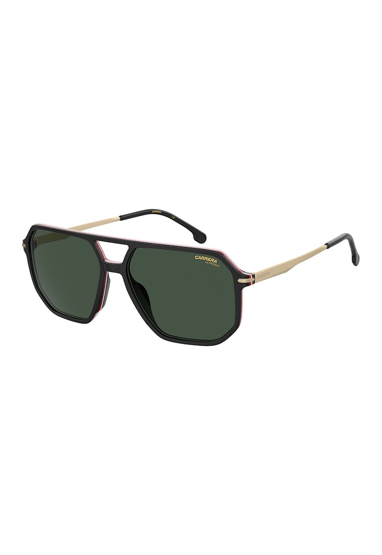 Ochelari de soare aviator cu lentile uni - Auriu/Negru
