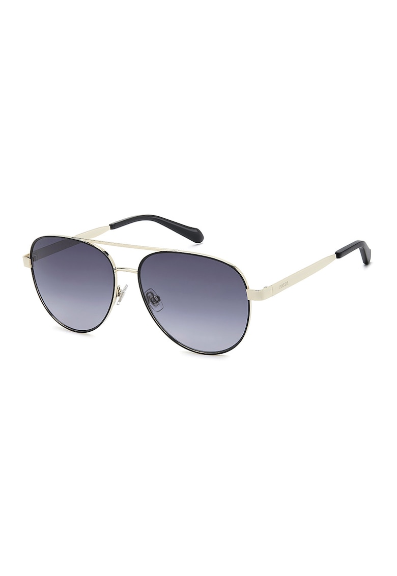 Ochelari de soare aviator cu lentile in degrade - Auriu/Negru
