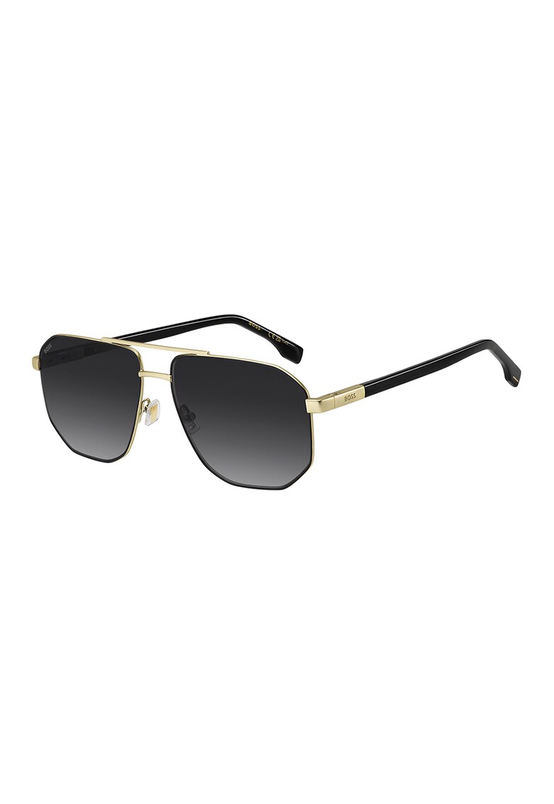 Ochelari de soare aviator cu lentile in degrade - Auriu/Negru