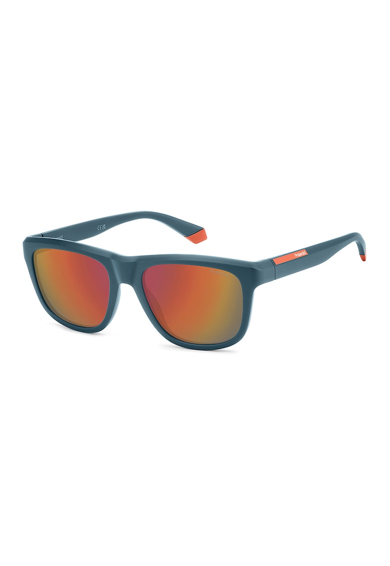 Ochelari de soare polarizati unisex cu lentile in degrade - Verde