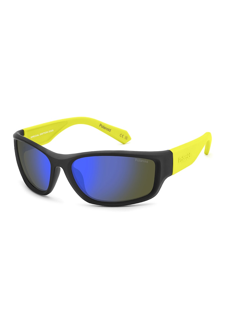 Ochelari de soare wrap flexibili polarizati - Negru/Galben