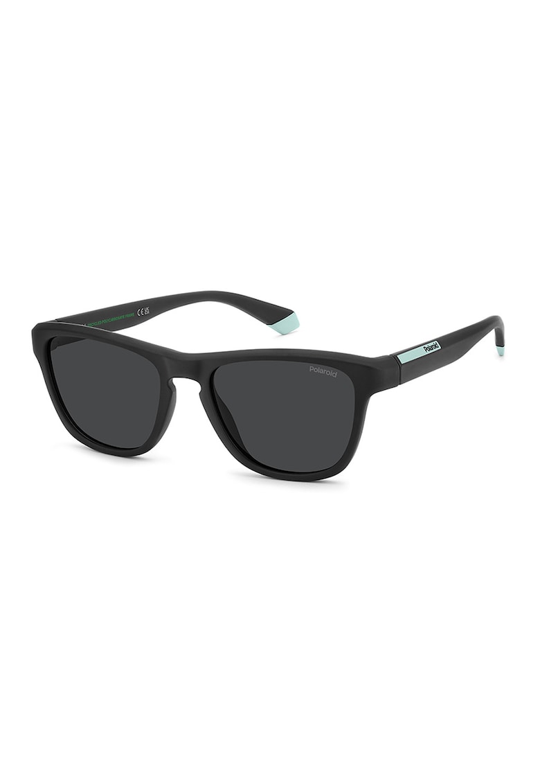 Ochelari de soare cu lentile polarizate si logo - Negru