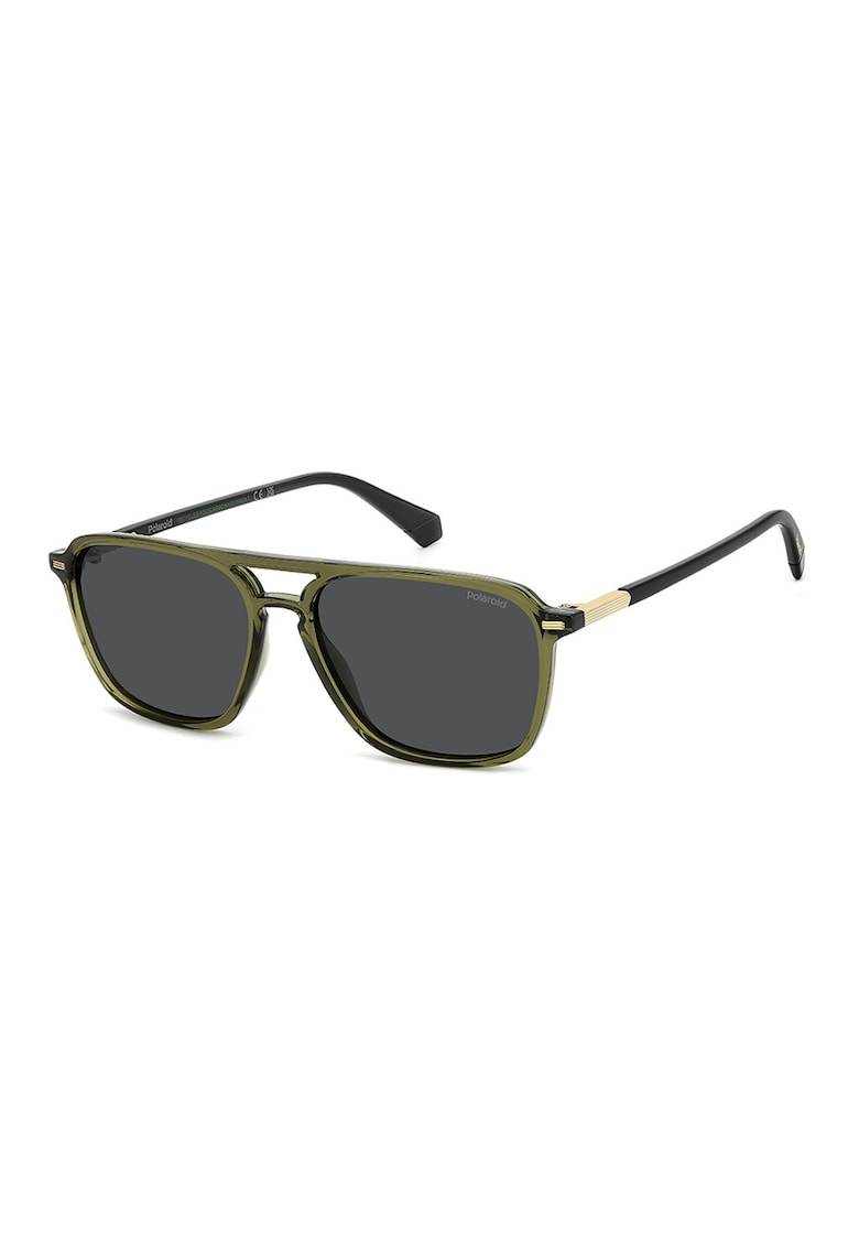 Ochelari de soare aviator - Negru/Verde masliniu