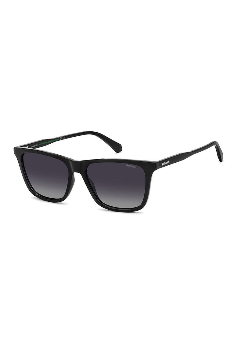 Ochelari de soare patrati cu lentile polarizate - Negru
