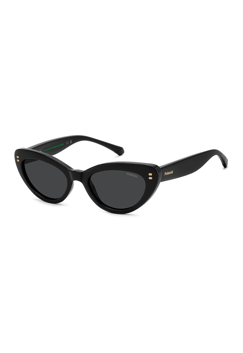 Ochelari de soare cat-eye polarizati - Negru