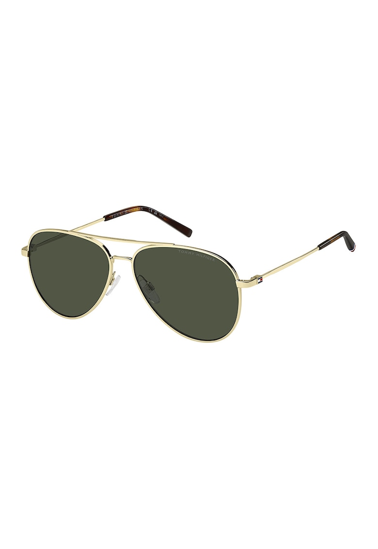 Ochelari de soare aviator - Auriu/Maro