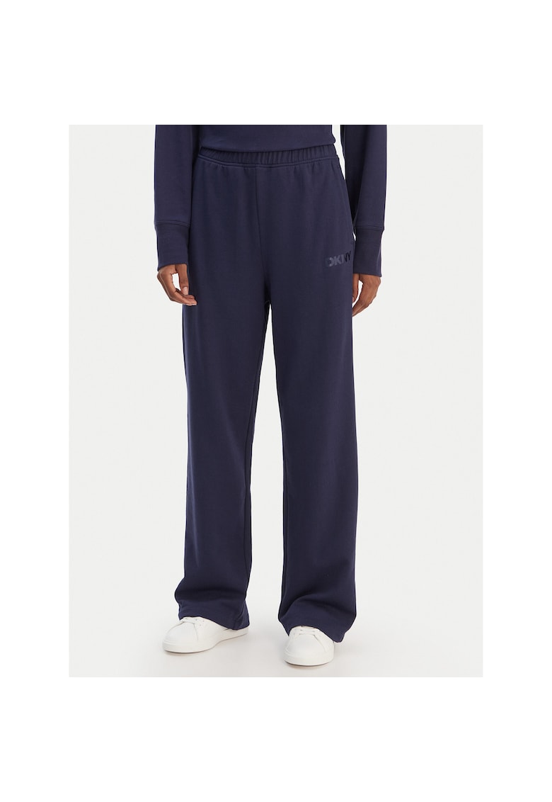 Pantaloni sport dama - bleumarin - 60% bumbac - 40% poliester - Bleumarin
