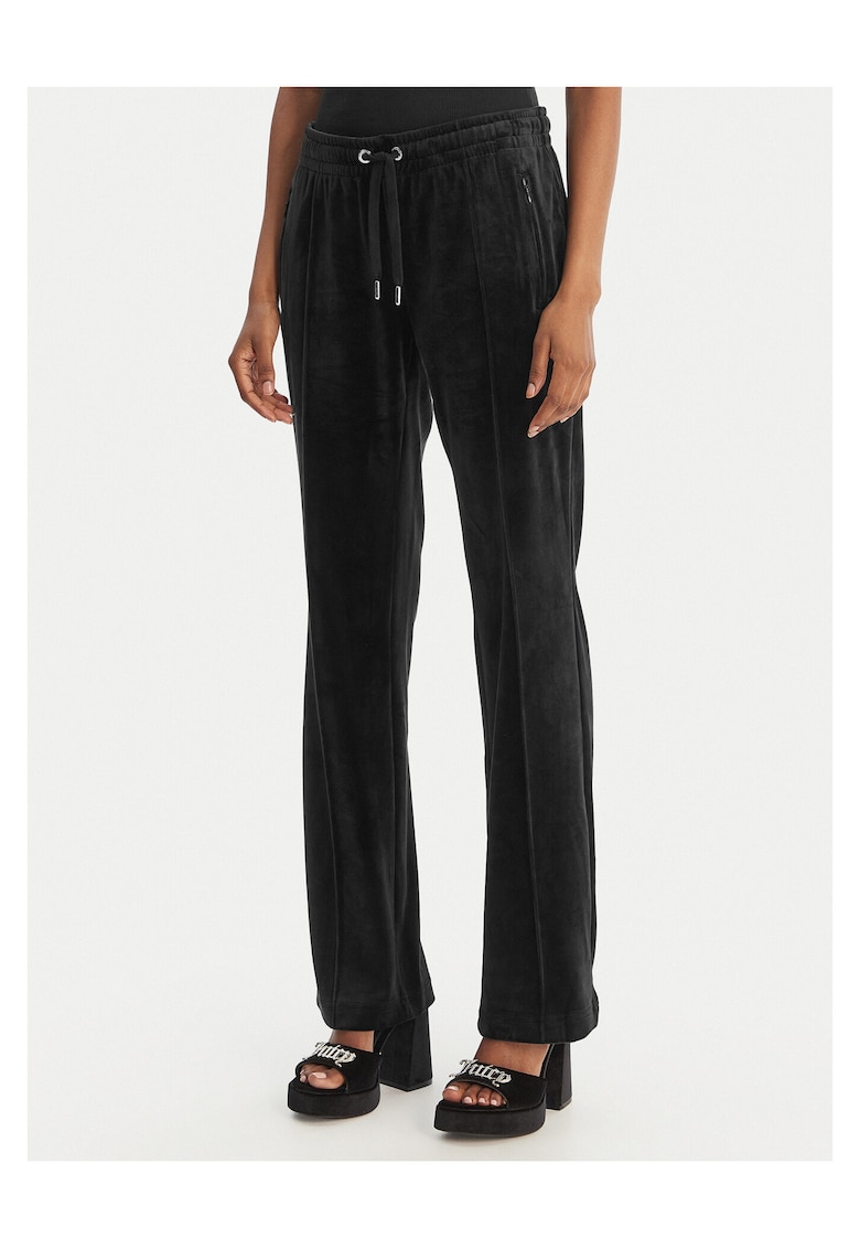 Pantaloni dama - poliester - negru