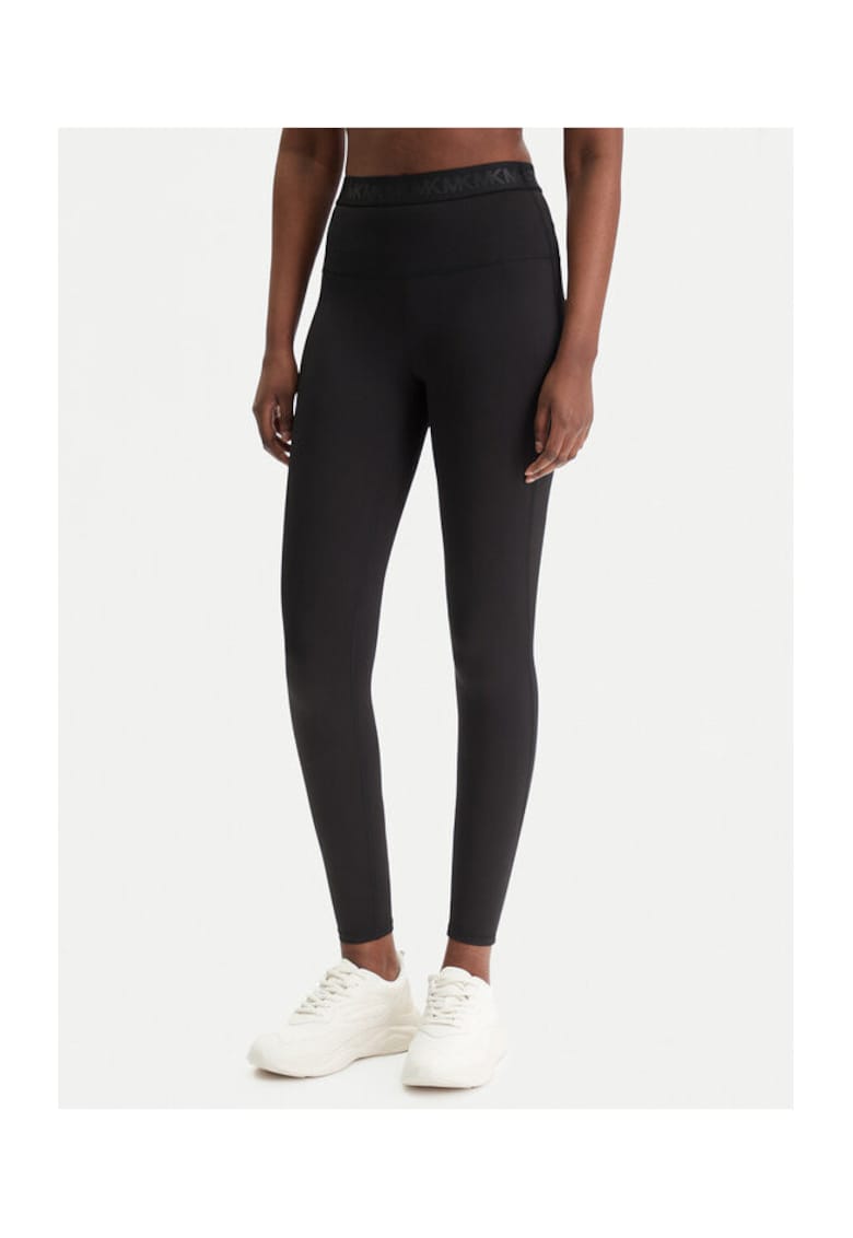 Colanti de dama - negru - poliester reciclat - elastan