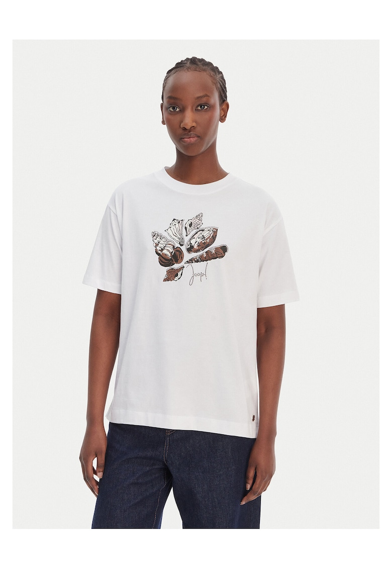 Tricou alb pentru femei - Alb