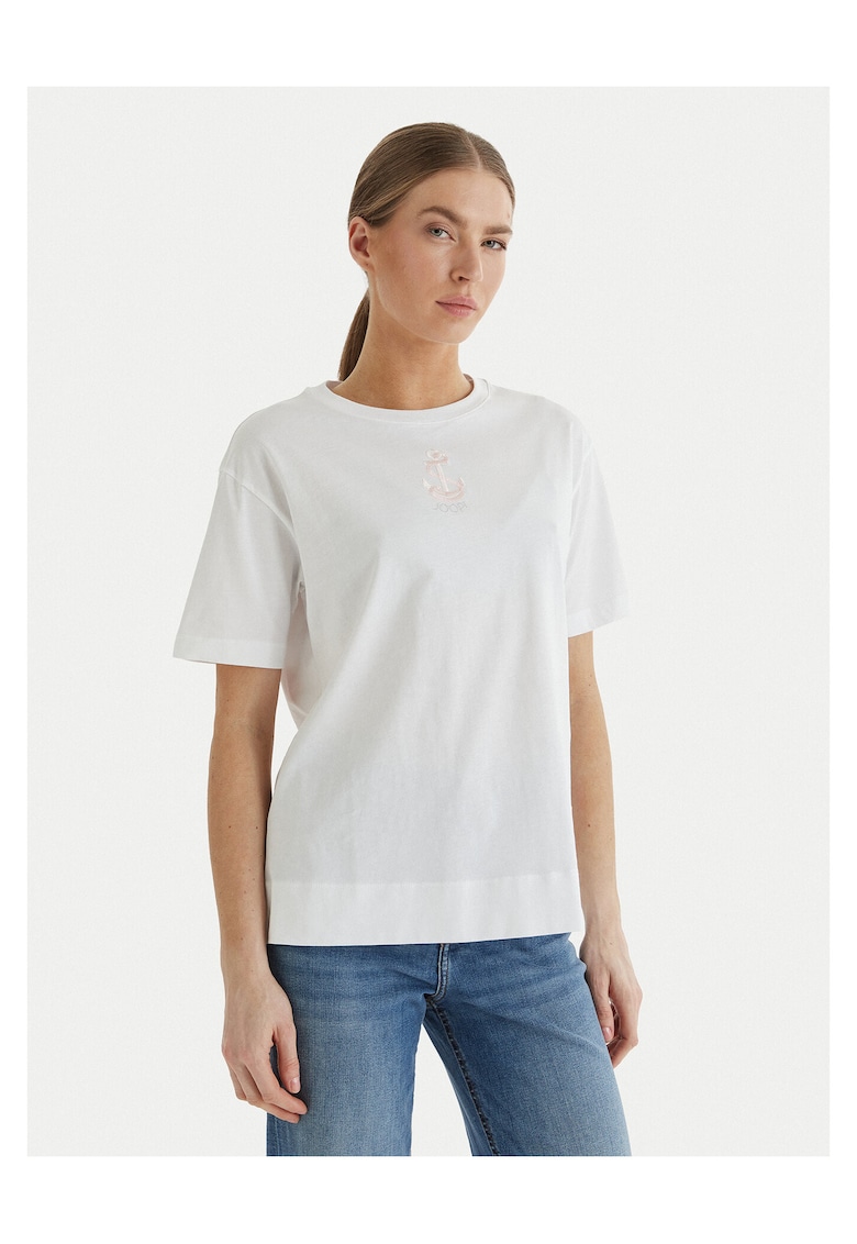 Tricou bumbac alb - Alb