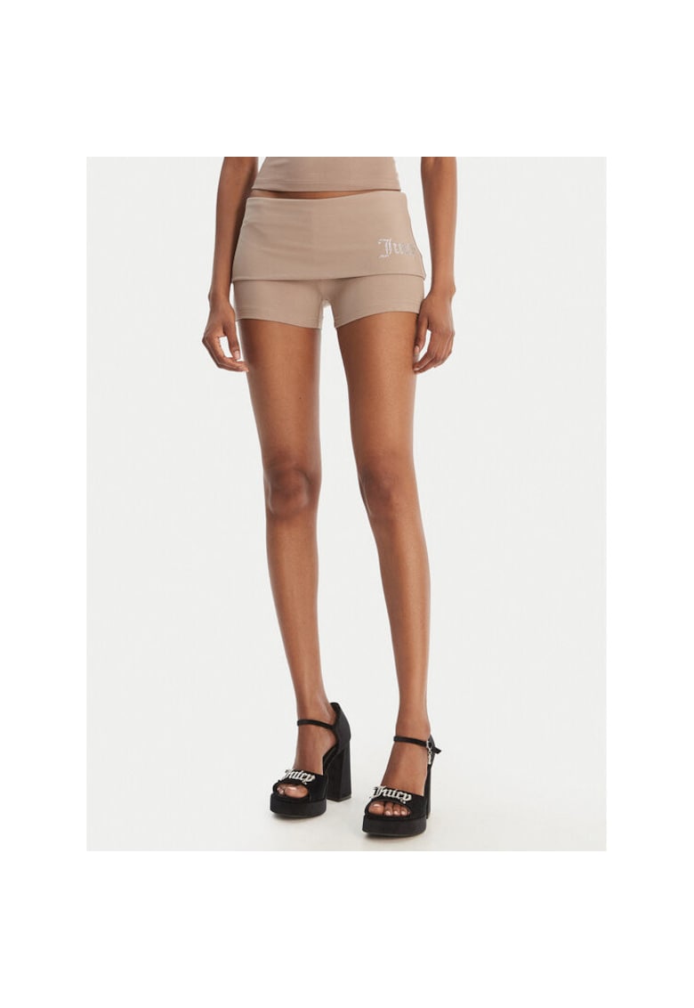 Pantaloni sport dama - bej - din 45% bumbac - 45% modal