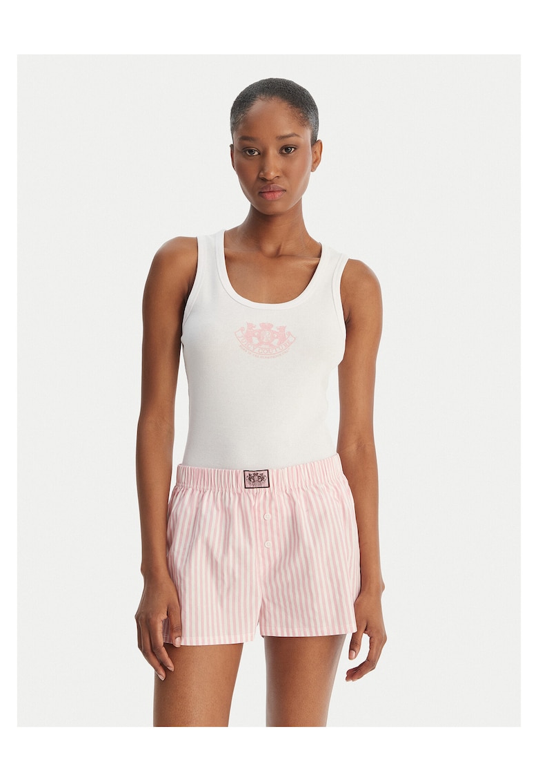 Pijama dama - bumbac - dungi - roz